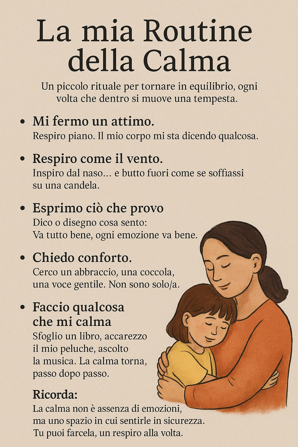 BESS - Ebook - L'angolo della calma + Poster la mia routine della calma